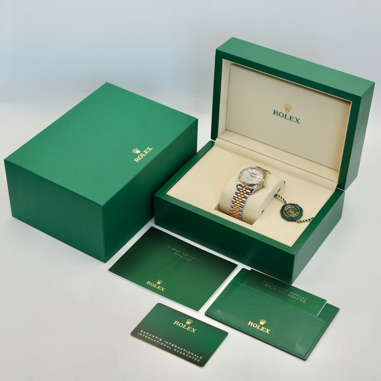 Rolex Datejust 31 Mother of Pearl Dial Steel and Yellow Gold 278273 (MOP) - Full Set (2026)