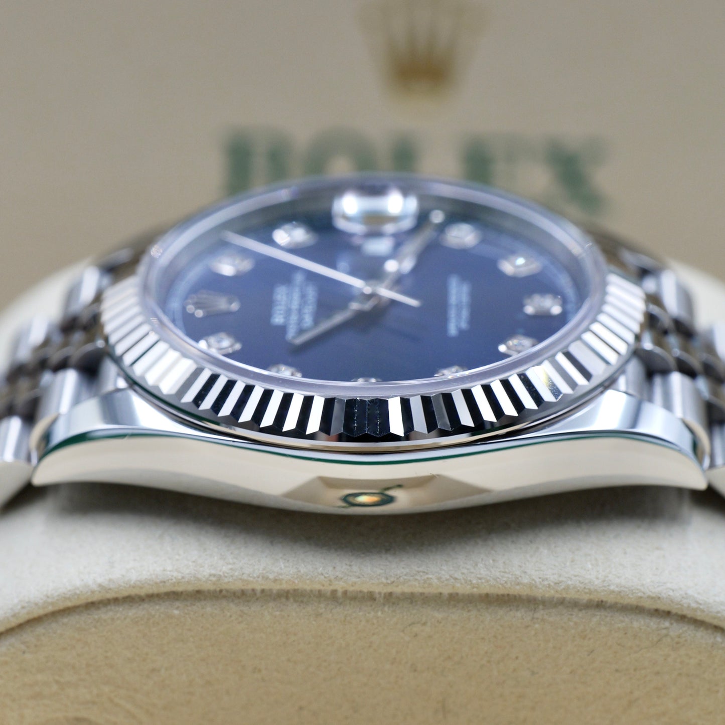 Rolex Datejust 41 Blue Diamond Dial 126334 - Full Set (2025)