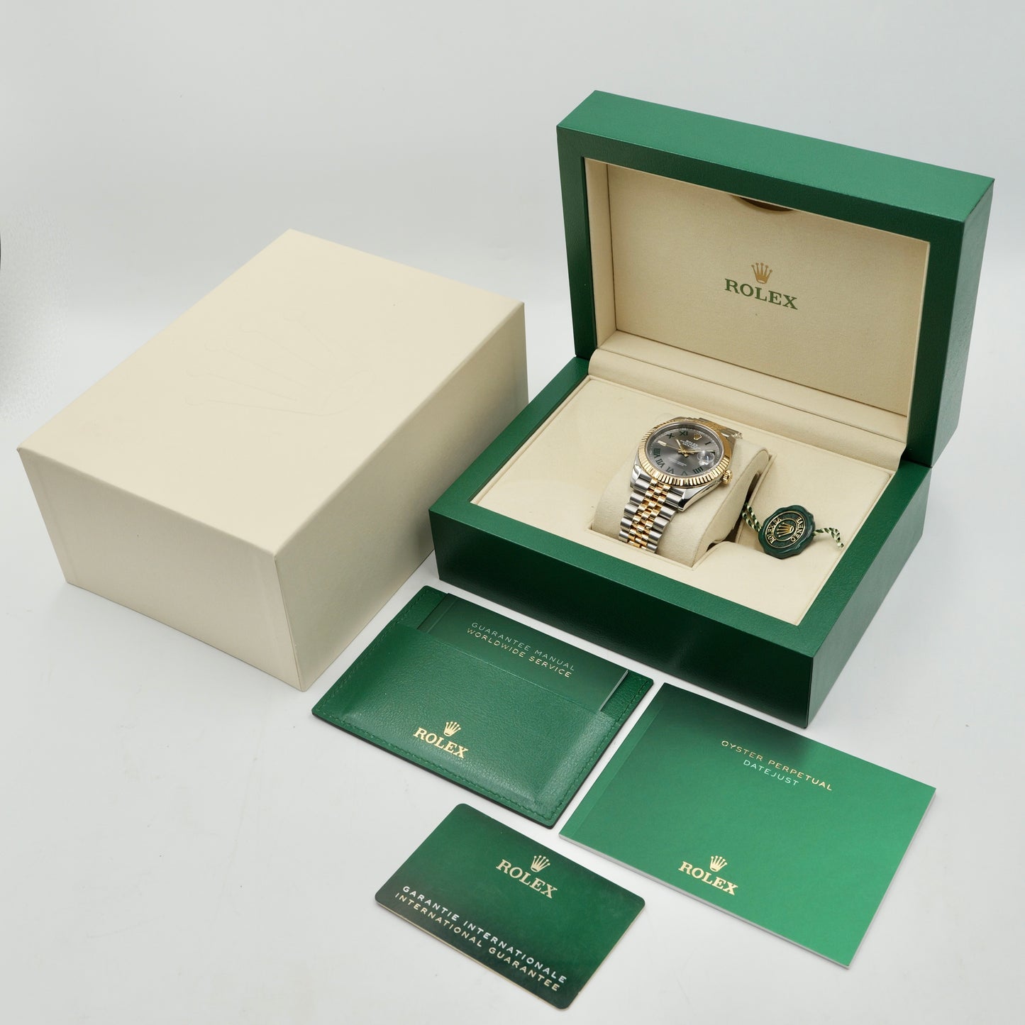 Rolex Datejust 41 Wimbledon 126333 - Full Set (2024)