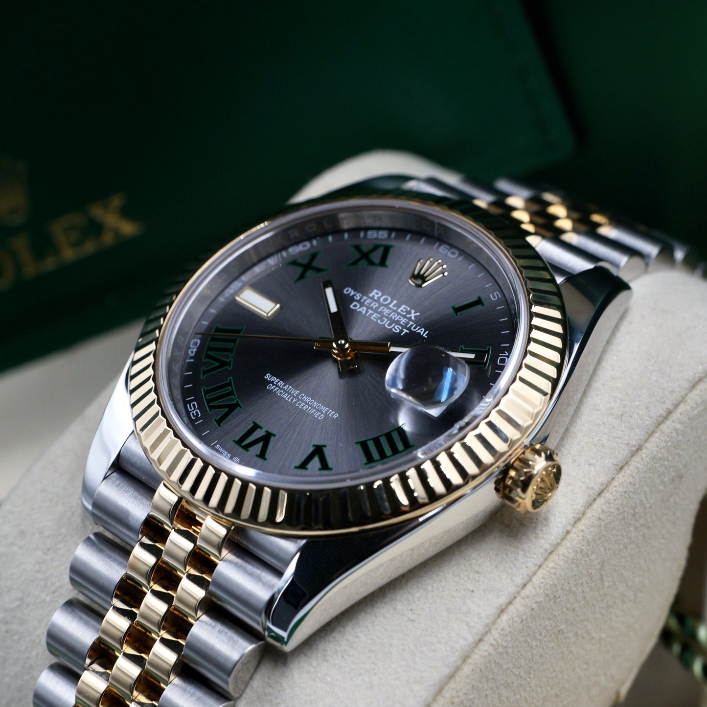 Rolex Datejust 41 Wimbledon 126333 - Full Set (2024)