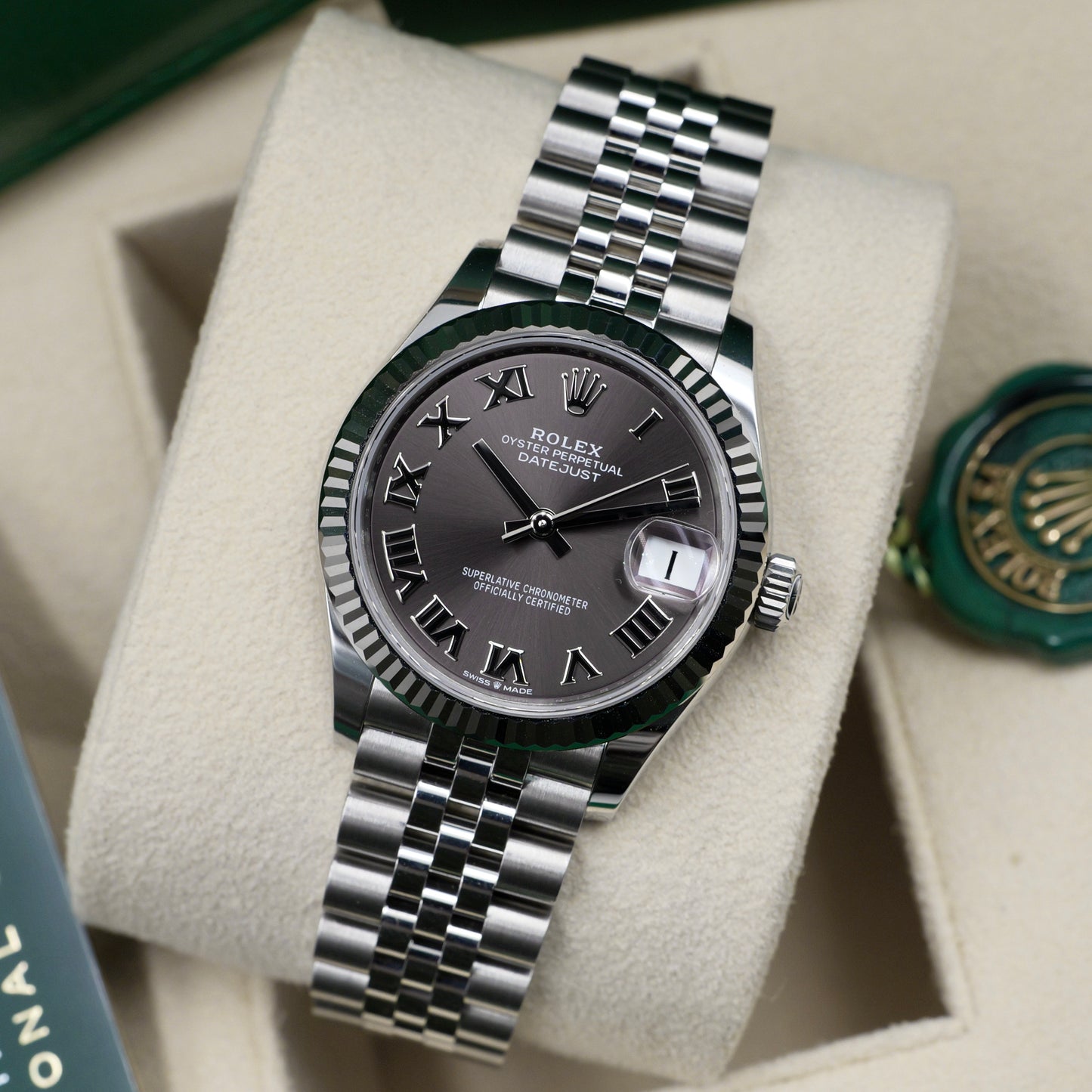 Rolex Datejust 31 Rhodium Roman Numeral Dial 278274 - Full Set (2026)
