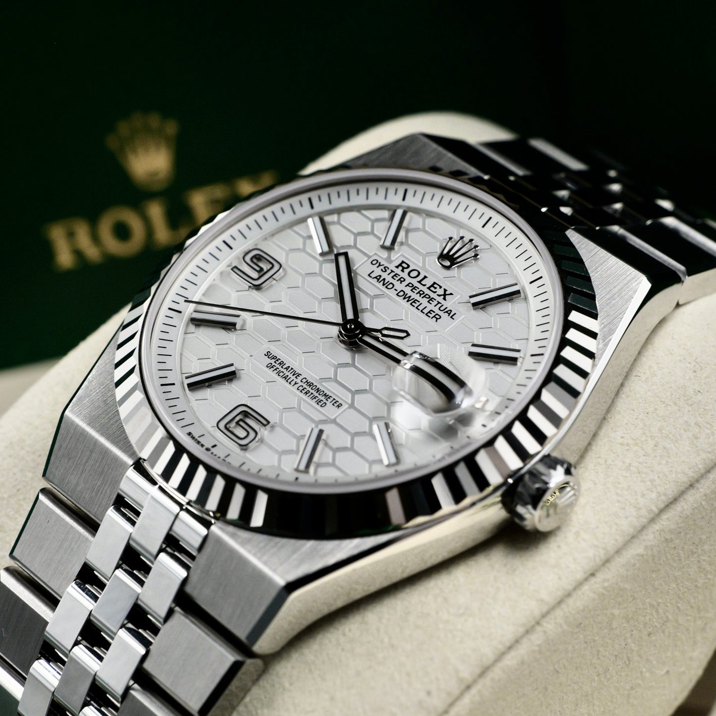 Rolex Land-Dweller White Dial 127334 - Full Set (2026)
