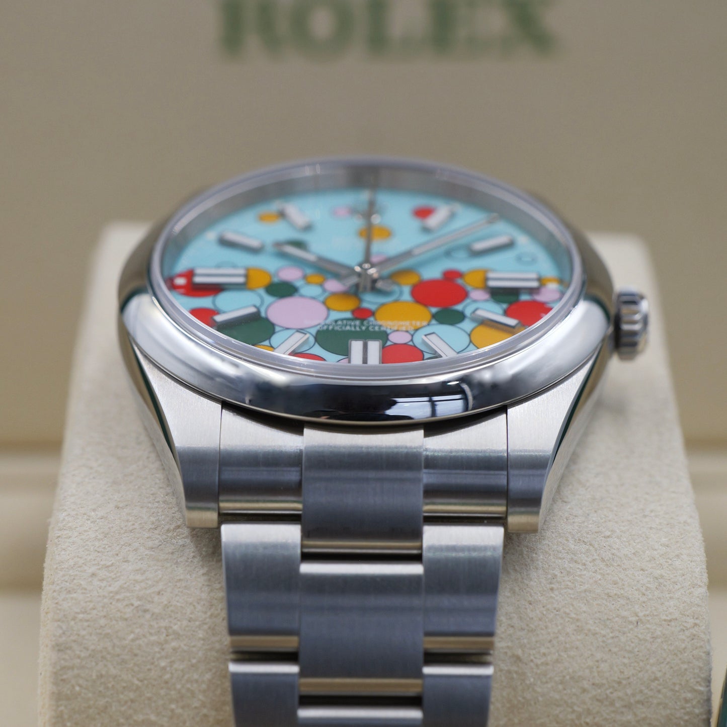 Rolex Oyster Perpetual 41 Celebration Dial 124300 - Full Set (2025)