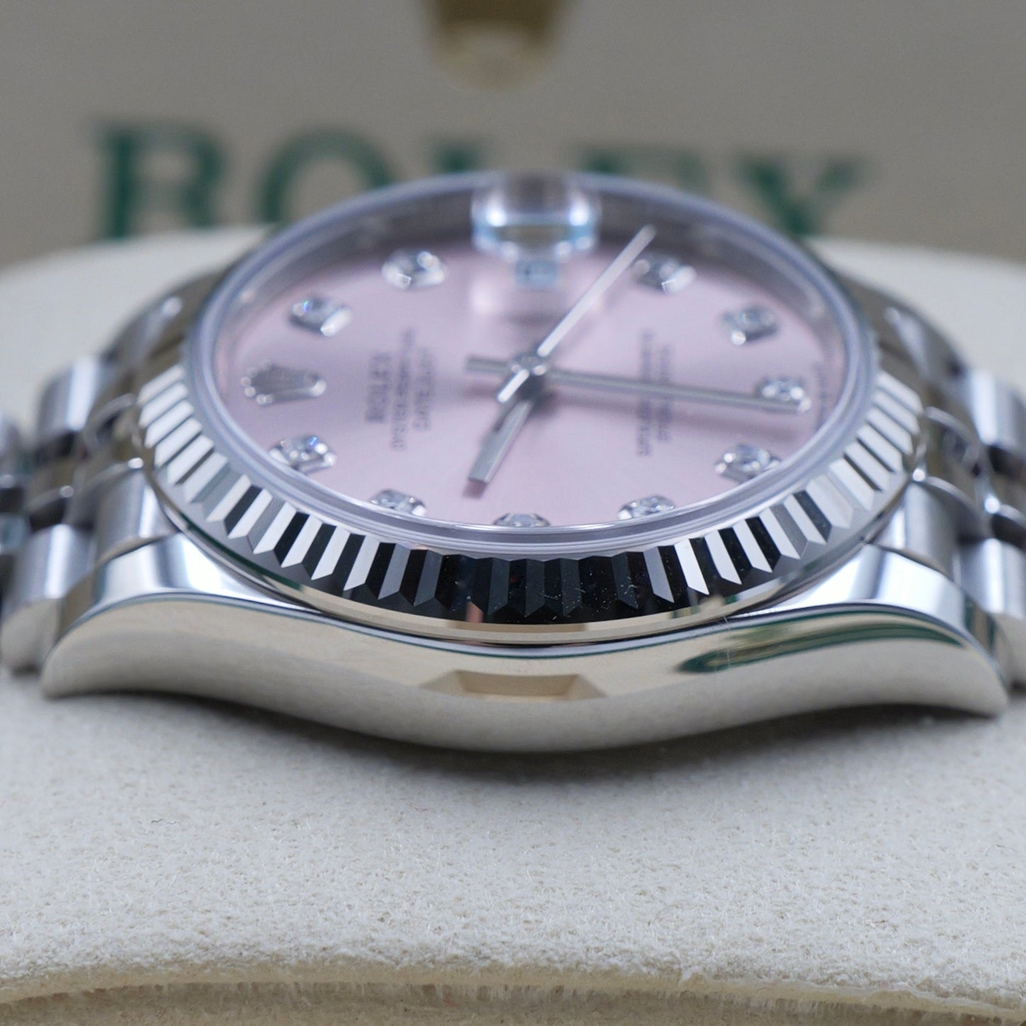 Rolex Datejust 31 Pink Diamond Dot Dial 278274 - Full Set (2025)