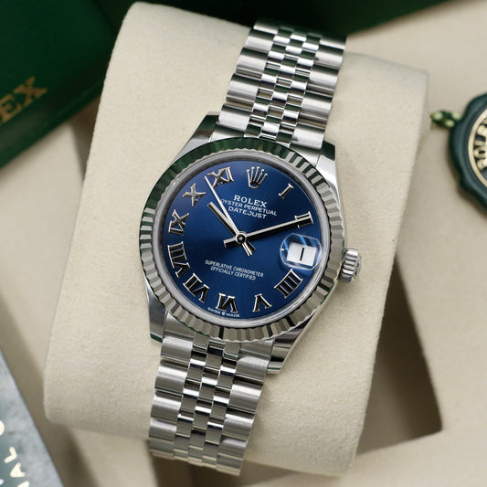 Rolex Datejust 31 Blue Roman Numeral 278274 - Full Set (2025)