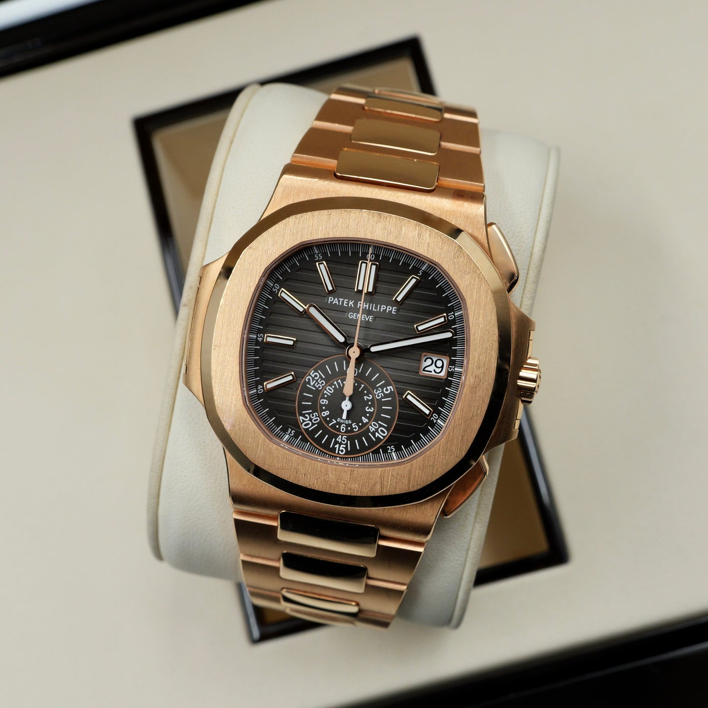 Patek Philippe Nautilus Rose Gold 5980/1R-001 Full Set 2023