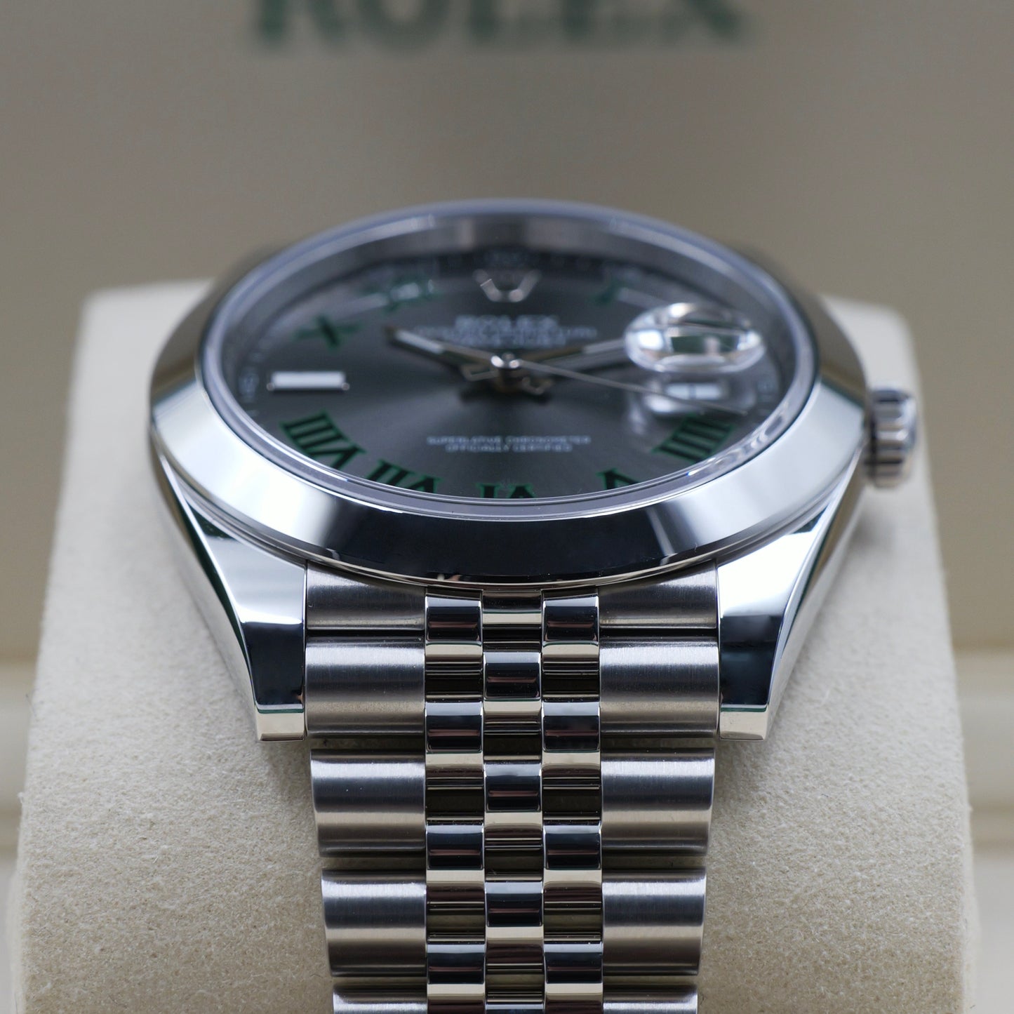 Rolex Datejust 41 Wimbledon Smooth Jubilee 126300 - Full Set (2026)