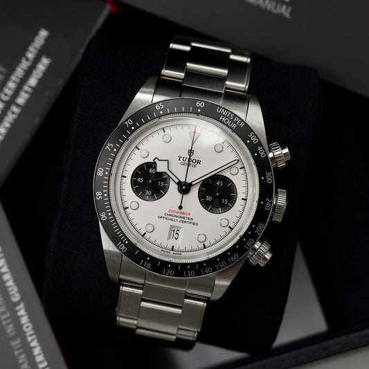 Tudor Black Bay Chrono White Dial M79360N - Full Set (2022)