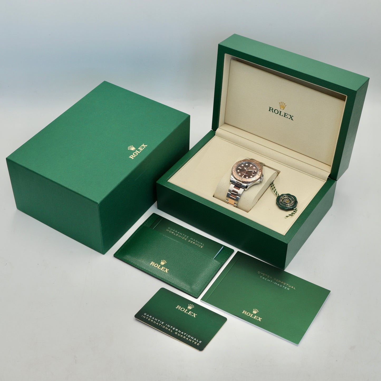Rolex Yacht-Master 37 Chocolate Dial 268621 - Full Set (2025)