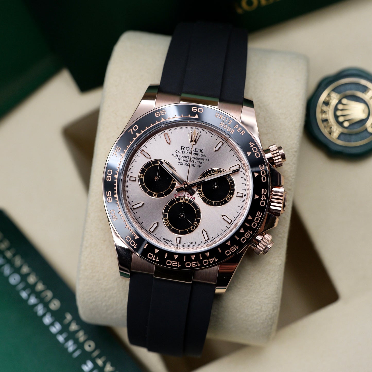 Rolex Daytona Sun Dust Dial Oysterflex 126515LN - Full Set (2025)