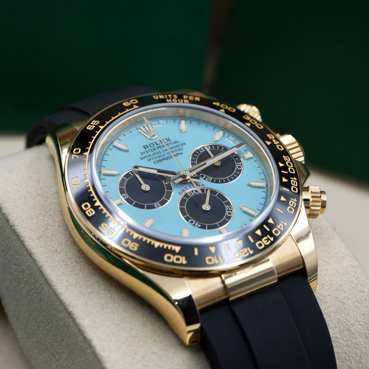 Rolex Daytona Tiffany Blue Dial Oysterflex 126518ln Full Set 2025