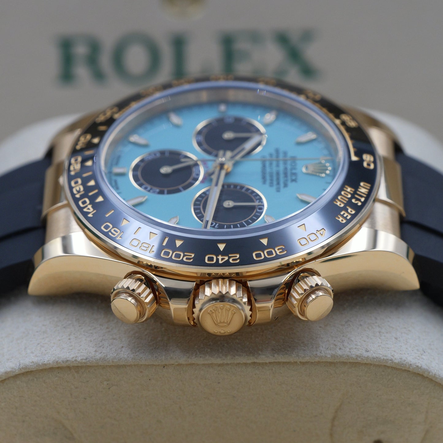 Rolex Daytona Tiffany Blue Dial Oysterflex 126518ln Full Set 2025