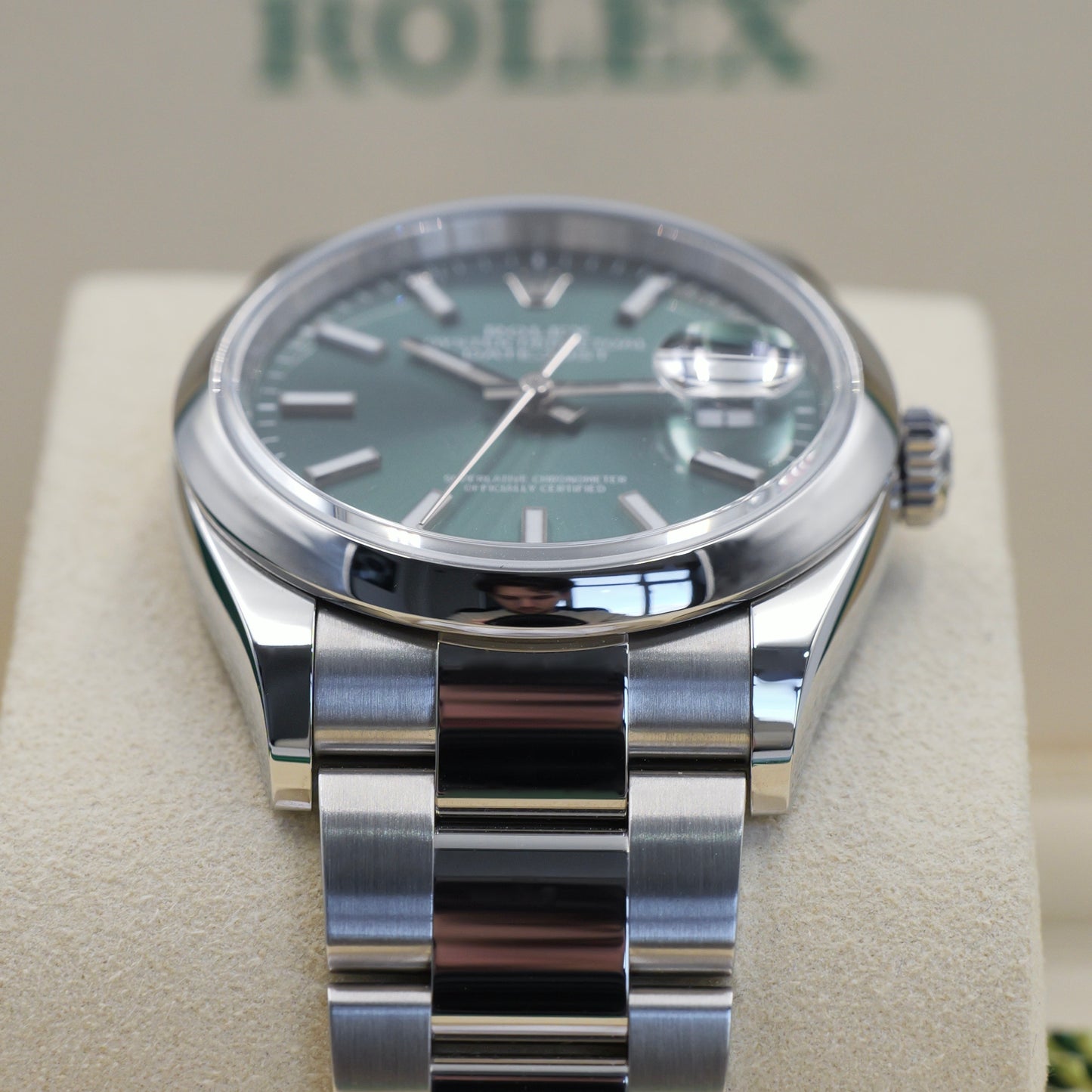 Rolex Datejust 36 Mint Green 126200 - Full Set (2025)