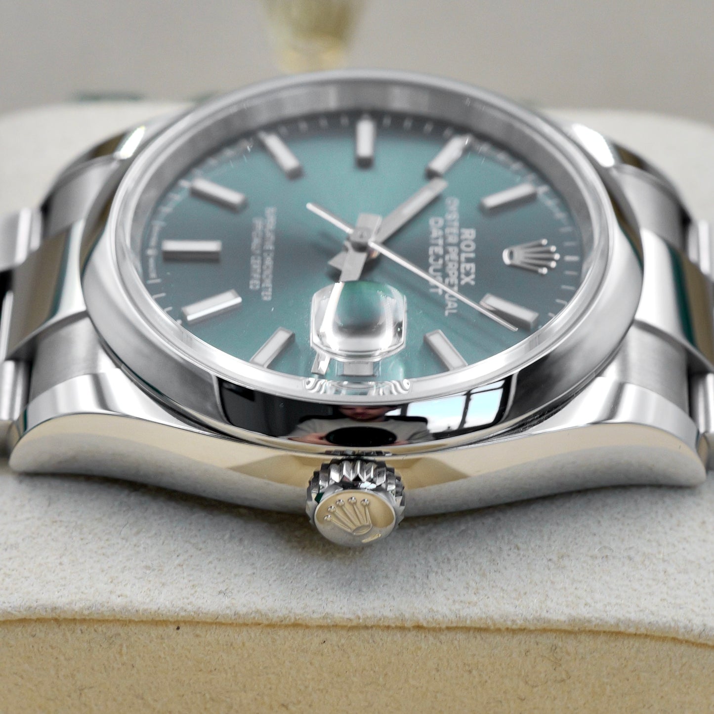 Rolex Datejust 36 Mint Green 126300 - Full Set (2025)