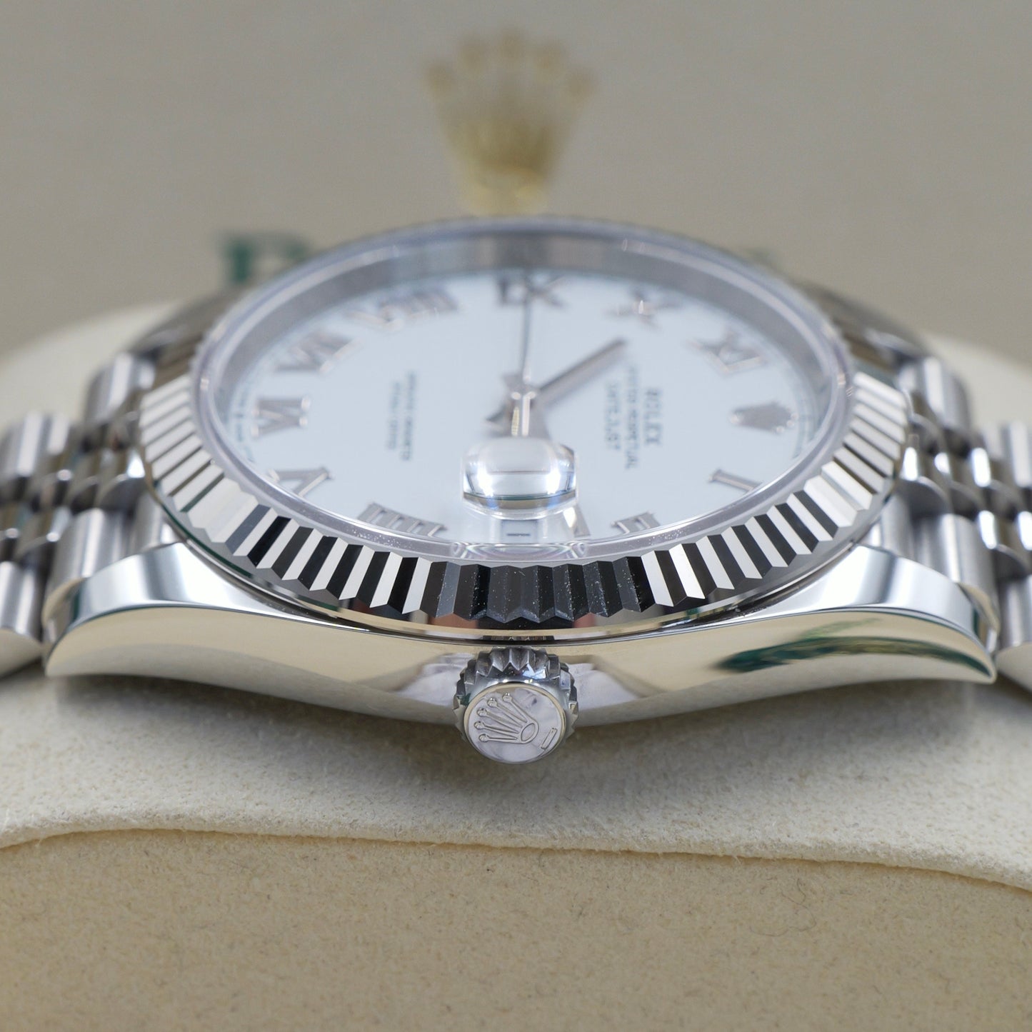 Rolex Datejust 41 White Roman Numeral Dial 126334 - Full Set (2025)