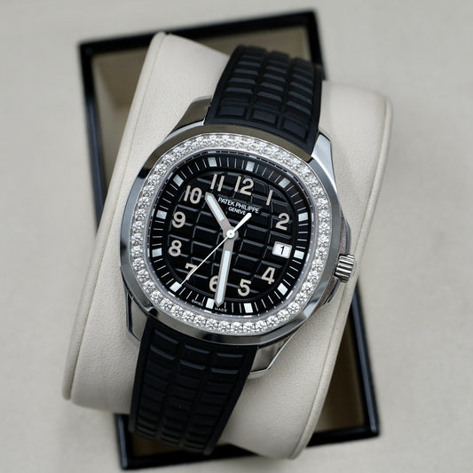 Patek Philippe Aquanaut Diamond Bezel 5267 Full Set (2025)