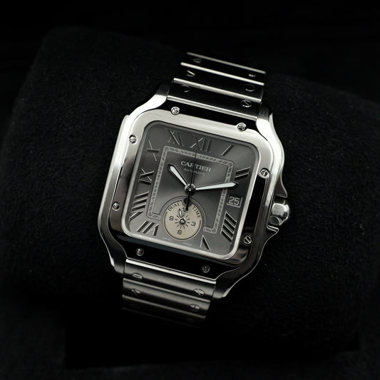 Cartier Santos Dual Time WSSA0076 - Full Set (2025)