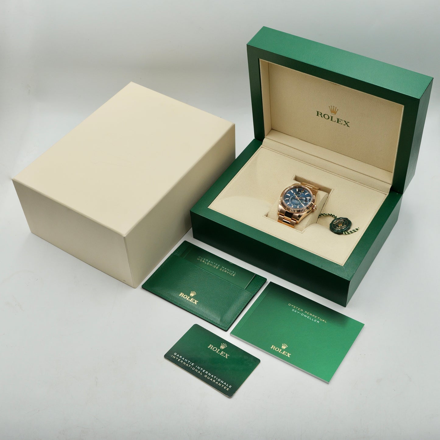 Rolex Sky-Dweller Rose Gold Blue Dial 336935 Full Set 2024