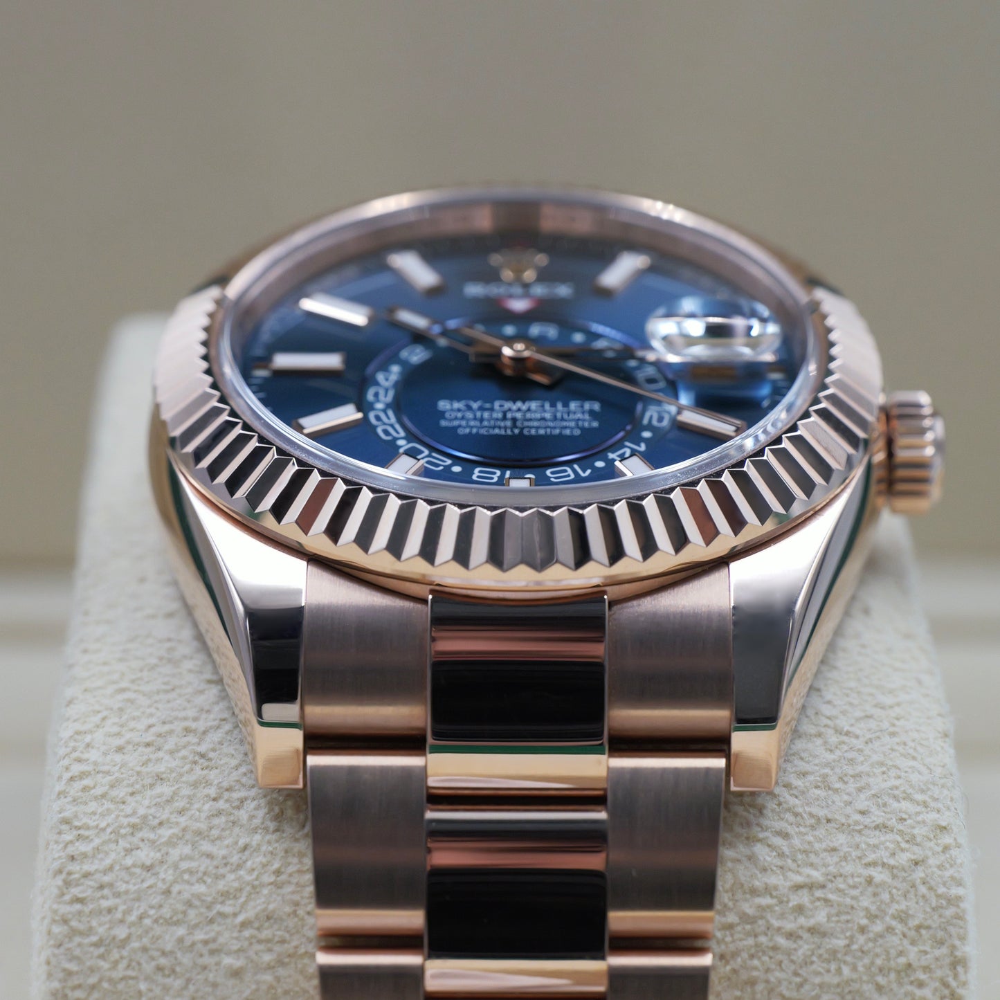 Rolex Sky-Dweller Rose Gold Blue Dial 336935 Full Set 2024