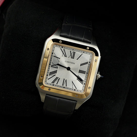 Cartier Santos Dumont Steel and Yellow Gold - W2SA0034 (Full Set)
