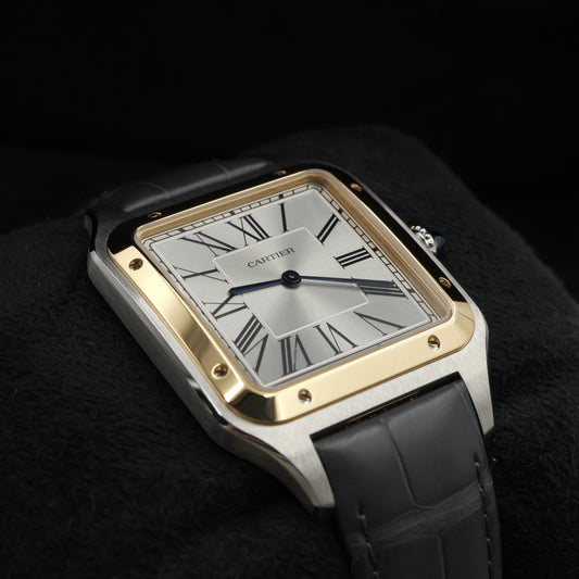 Cartier Santos Dumont Steel and Yellow Gold - W2SA0034 (Full Set)