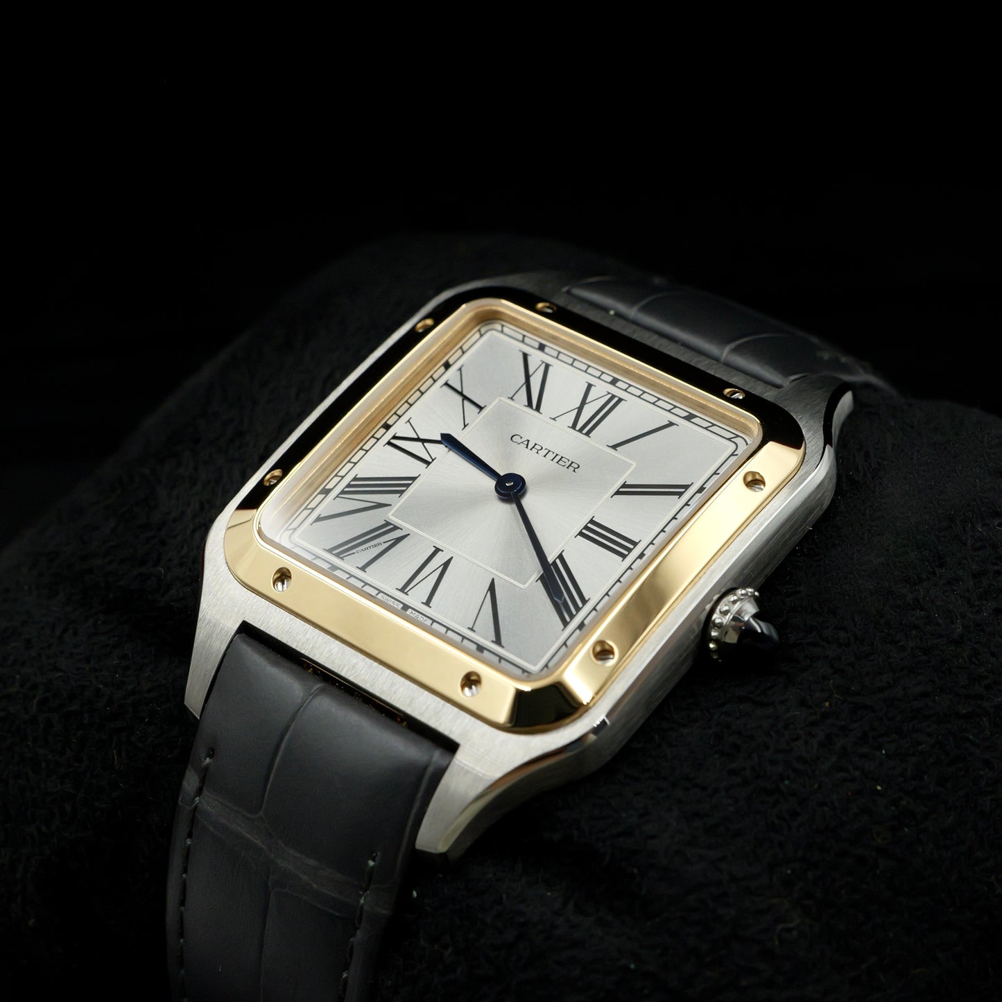 Cartier Santos Dumont Steel and Yellow Gold - W2SA0034 (Full Set)