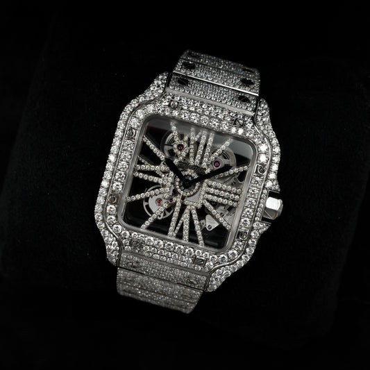Cartier Santos Bussdown Skeleton Full Set