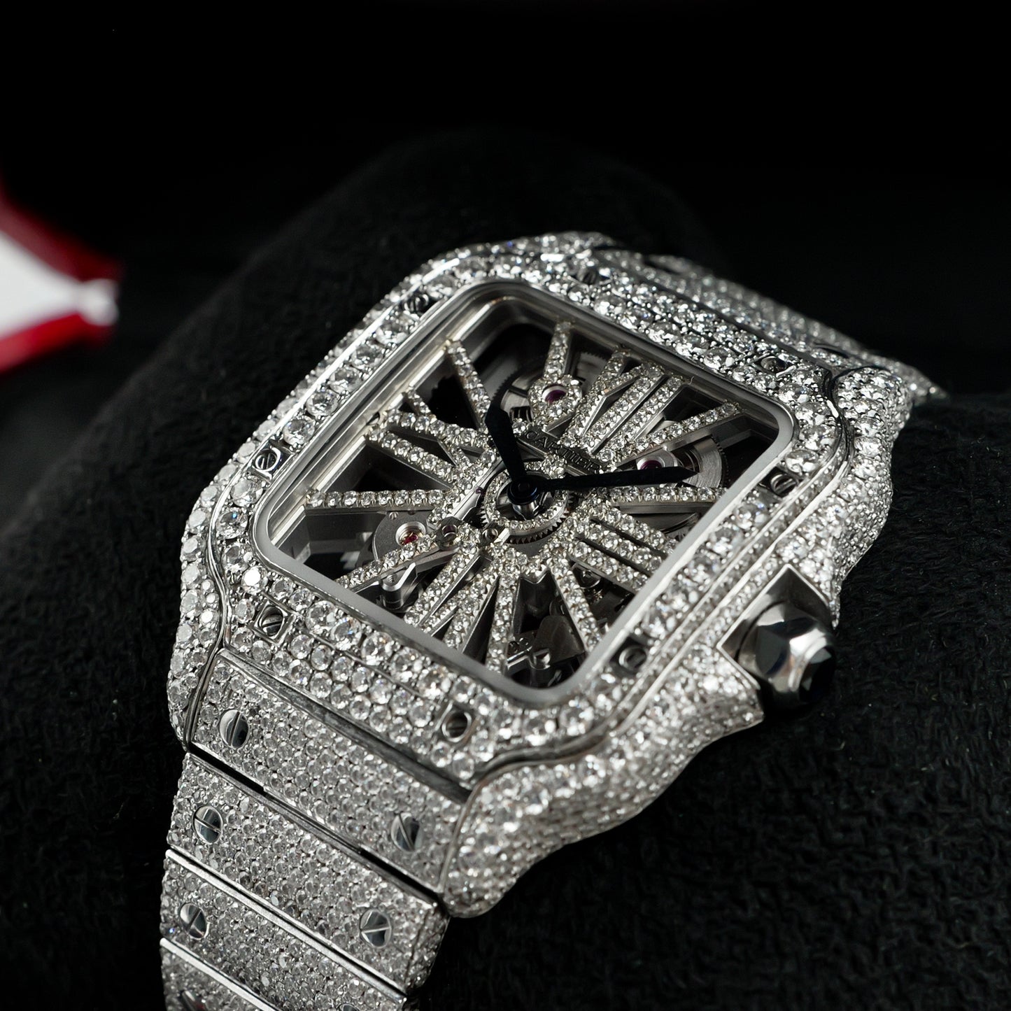Cartier Santos Bussdown Skeleton Full Set