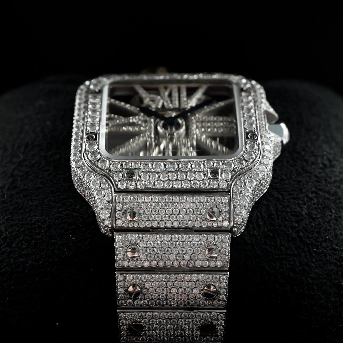 Cartier Santos Bussdown Skeleton Full Set