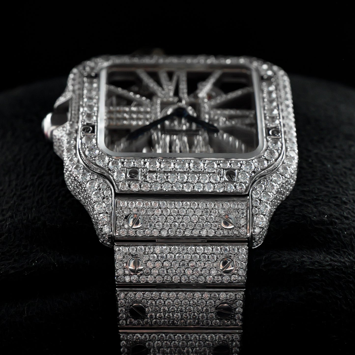 Cartier Santos Bussdown Skeleton Full Set
