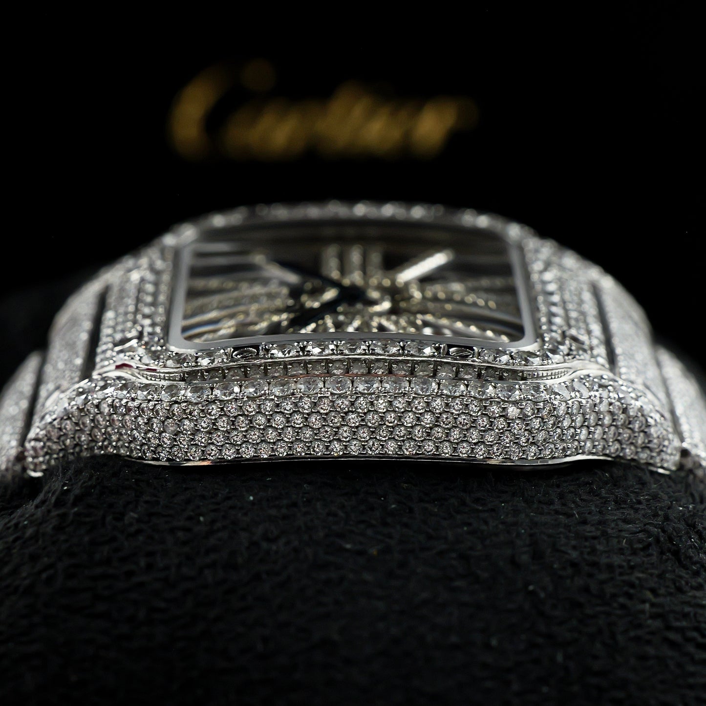 Cartier Santos Bussdown Skeleton Full Set