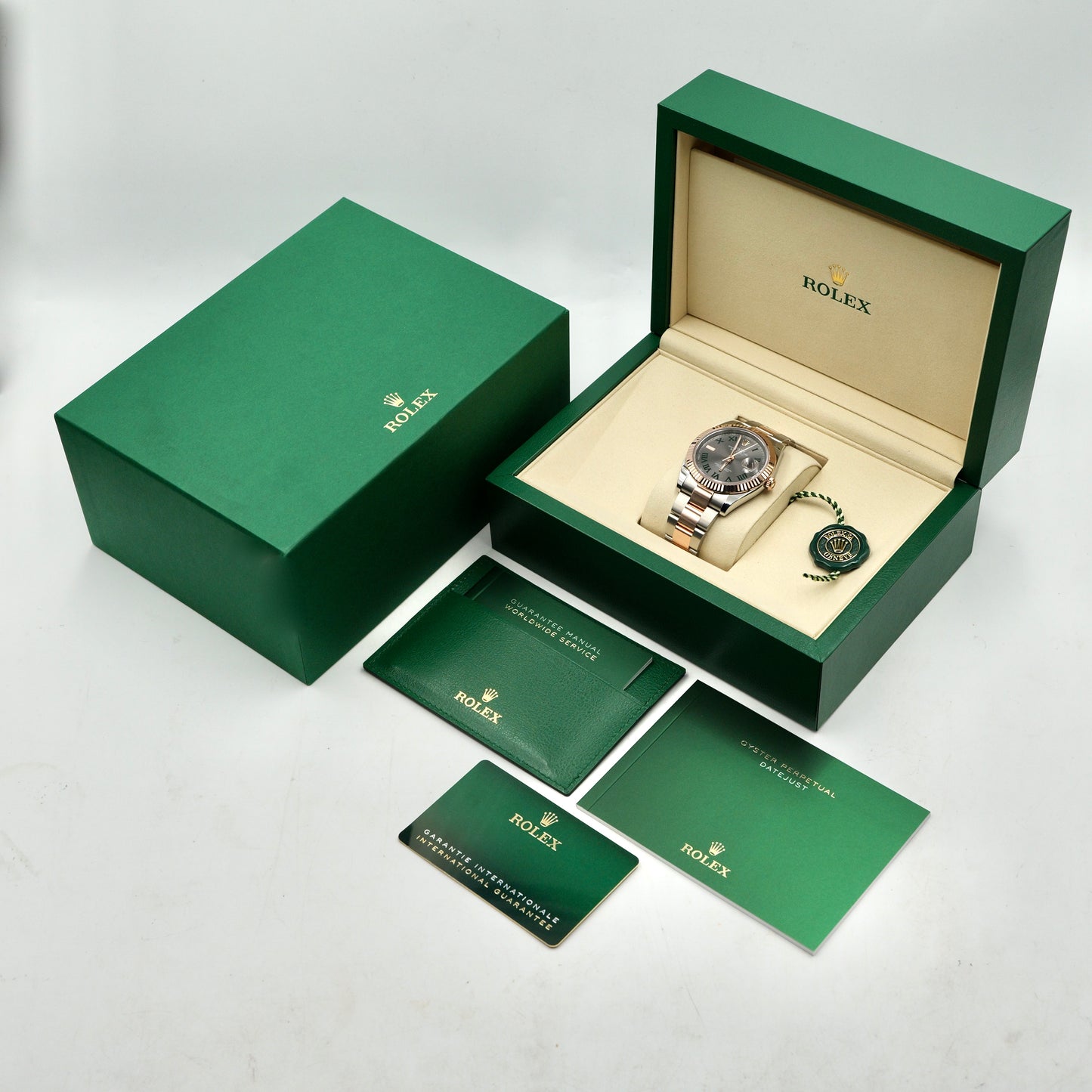 Rolex Datejust 41 Steel and Rose Gold Fluted Oyster 126331 - Full Set (2026)