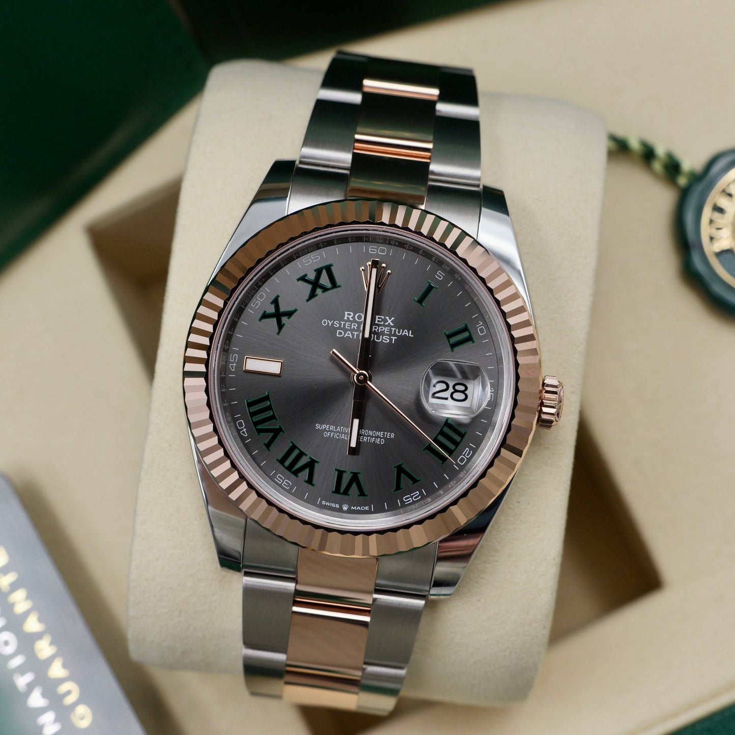 Rolex Datejust 41 Steel and Rose Gold Fluted Oyster 126331 - Full Set (2026)
