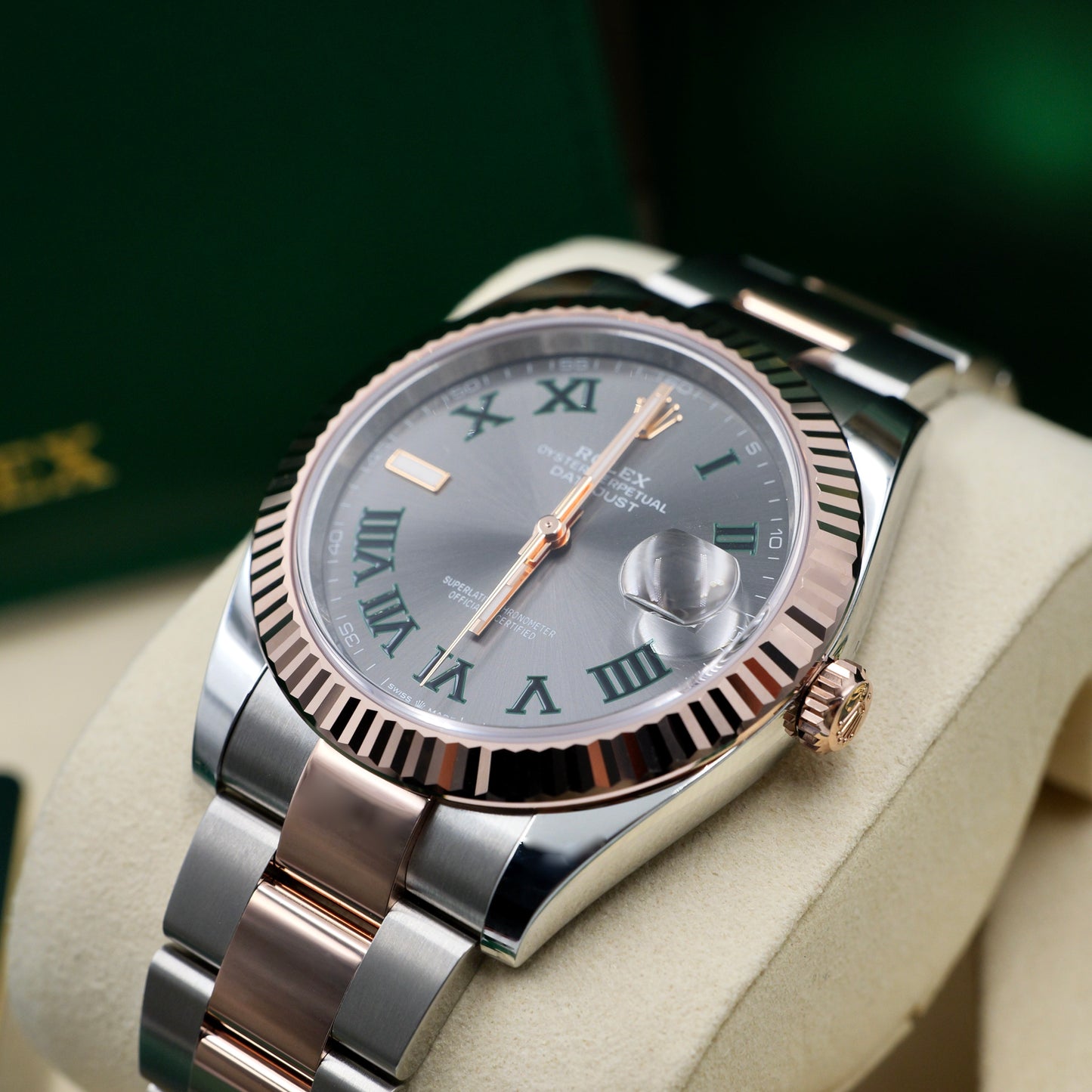Rolex Datejust 41 Steel and Rose Gold Fluted Oyster 126331 - Full Set (2026)