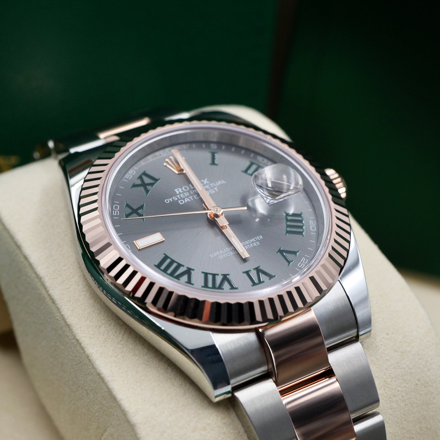 Rolex Datejust 41 Steel and Rose Gold Fluted Oyster 126331 - Full Set (2026)