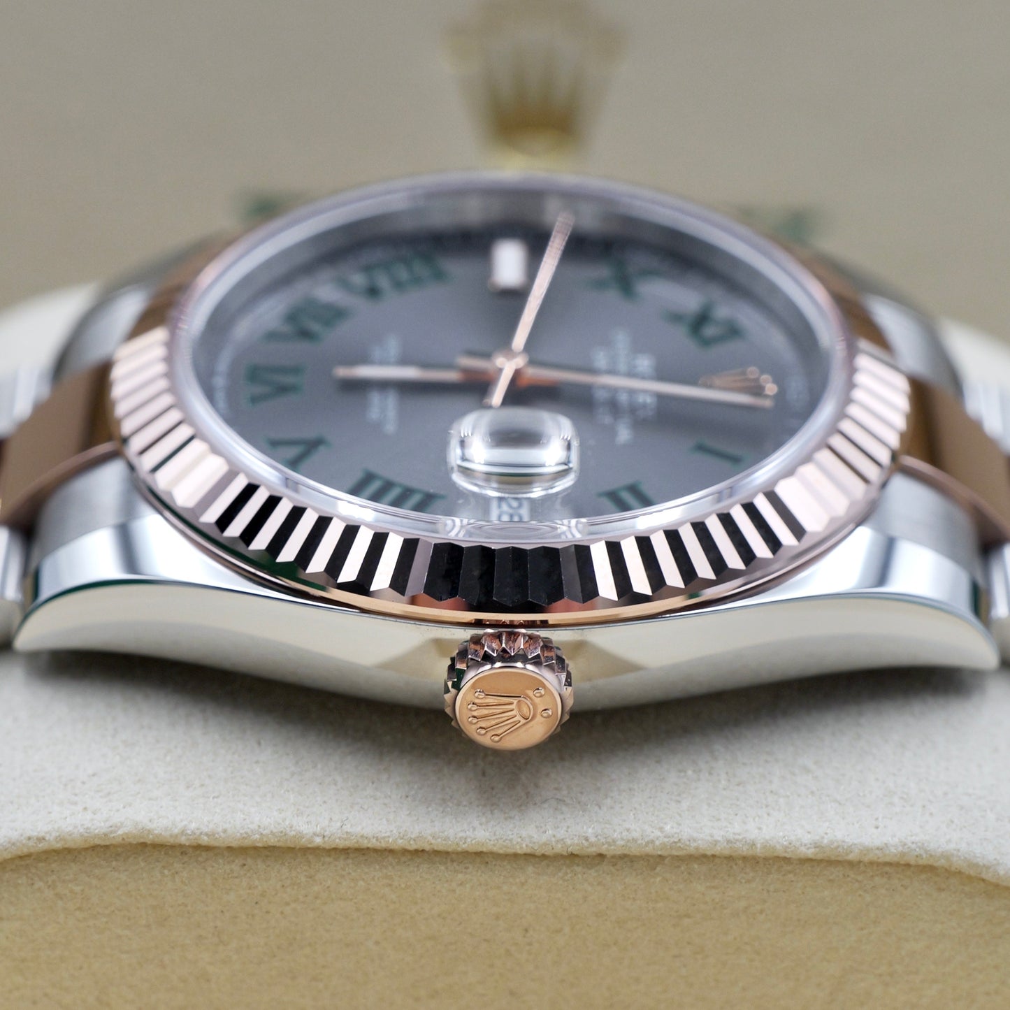 Rolex Datejust 41 Steel and Rose Gold Fluted Oyster 126331 - Full Set (2026)