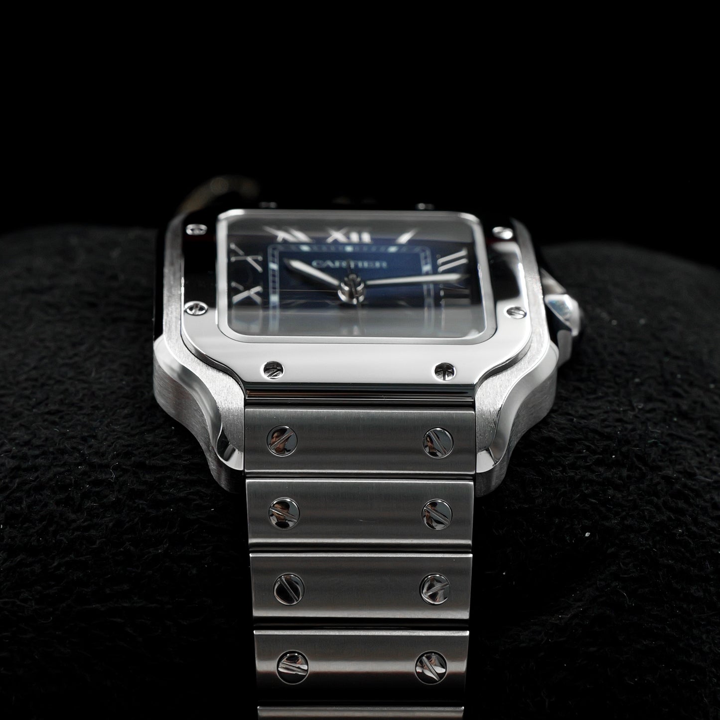 Cartier Santos Medium Blue Dial WSSA0029 - Full Set (2025)