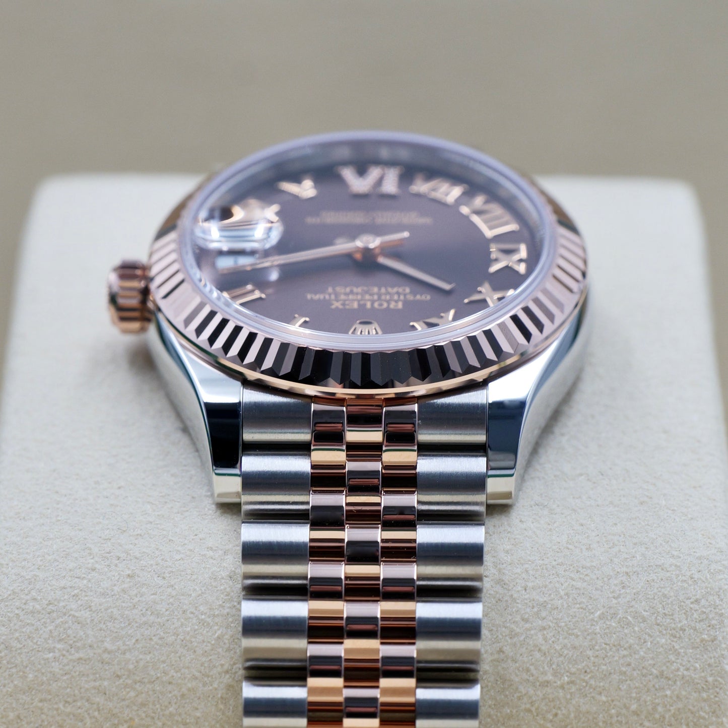 Rolex Datejust 31 Steel and Rose Gold Roman Diamond Dial 278271 - Full Set (2026)