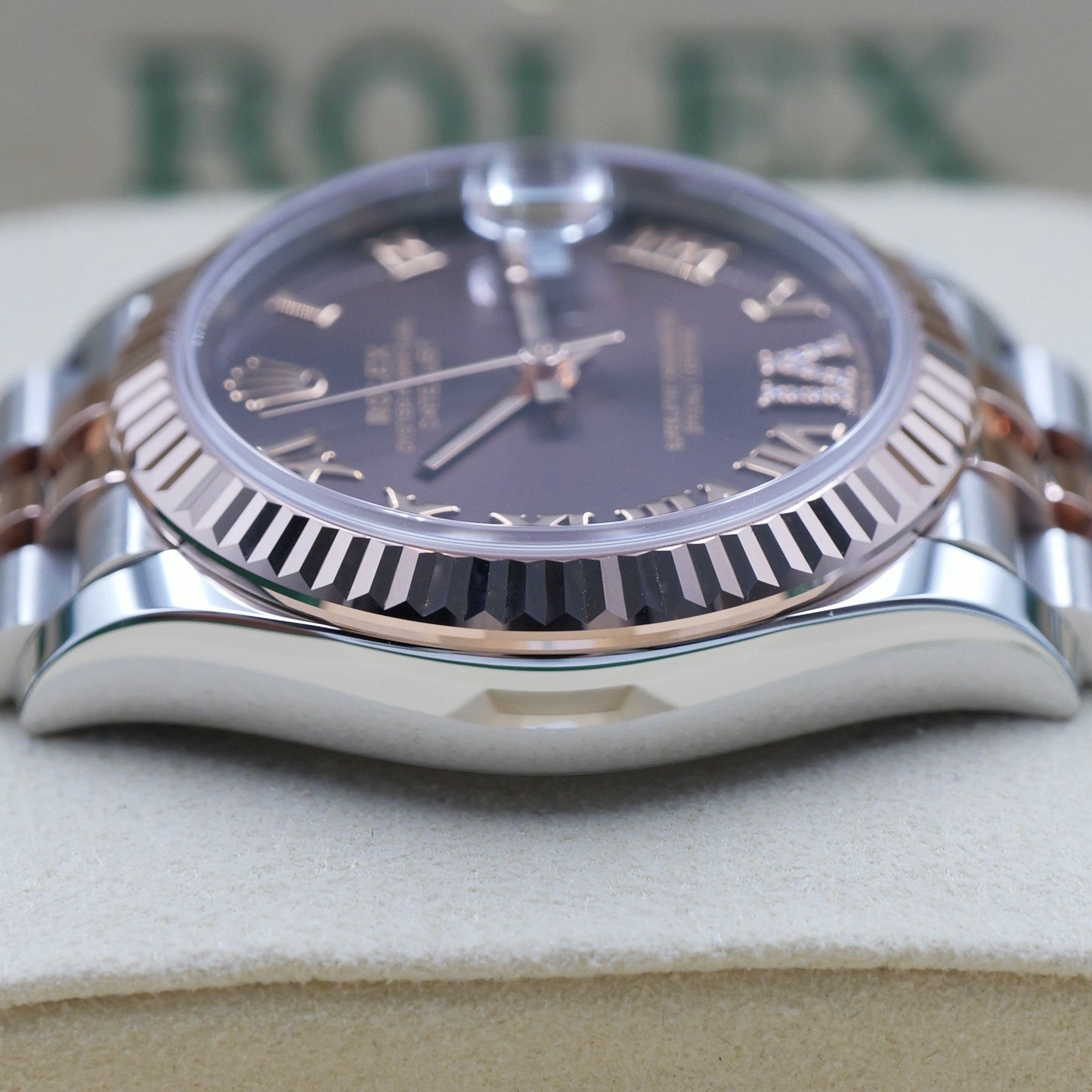 Rolex Datejust 31 Steel and Rose Gold Roman Diamond Dial 278271 - Full Set (2026)