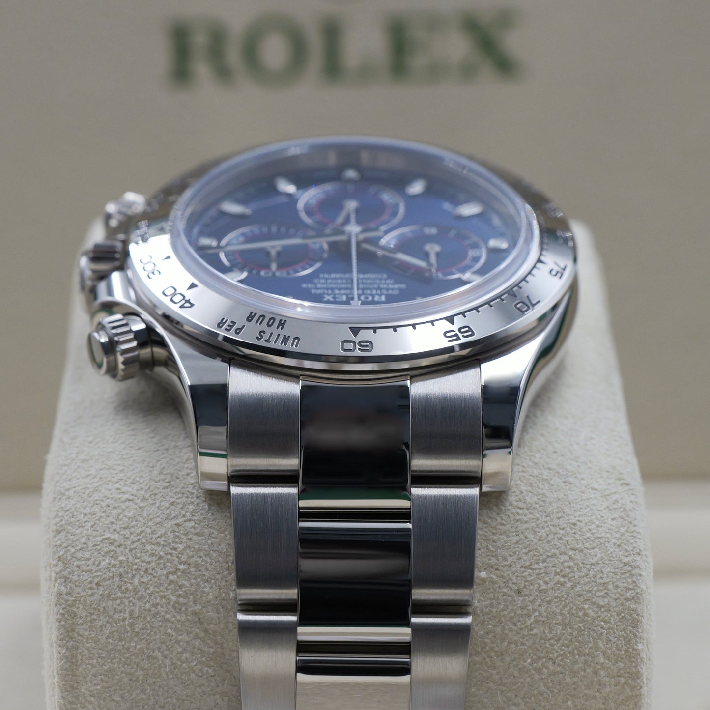 Rolex Daytona Blue Dial White Gold 116509 - Full Set (2019)