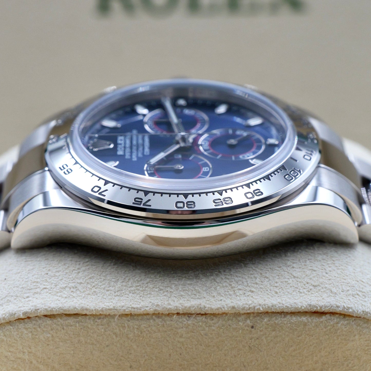 Rolex Daytona Blue Dial White Gold 116509 - Full Set (2019)