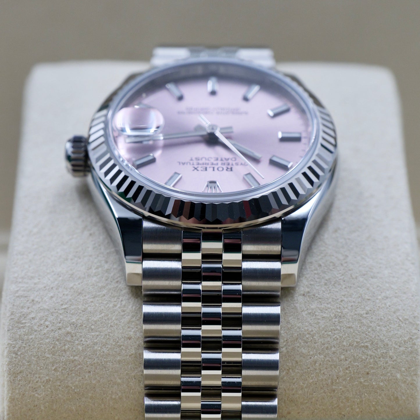 Rolex Datejust 31 Pink Baton Dial 278274 - Full Set (2026)