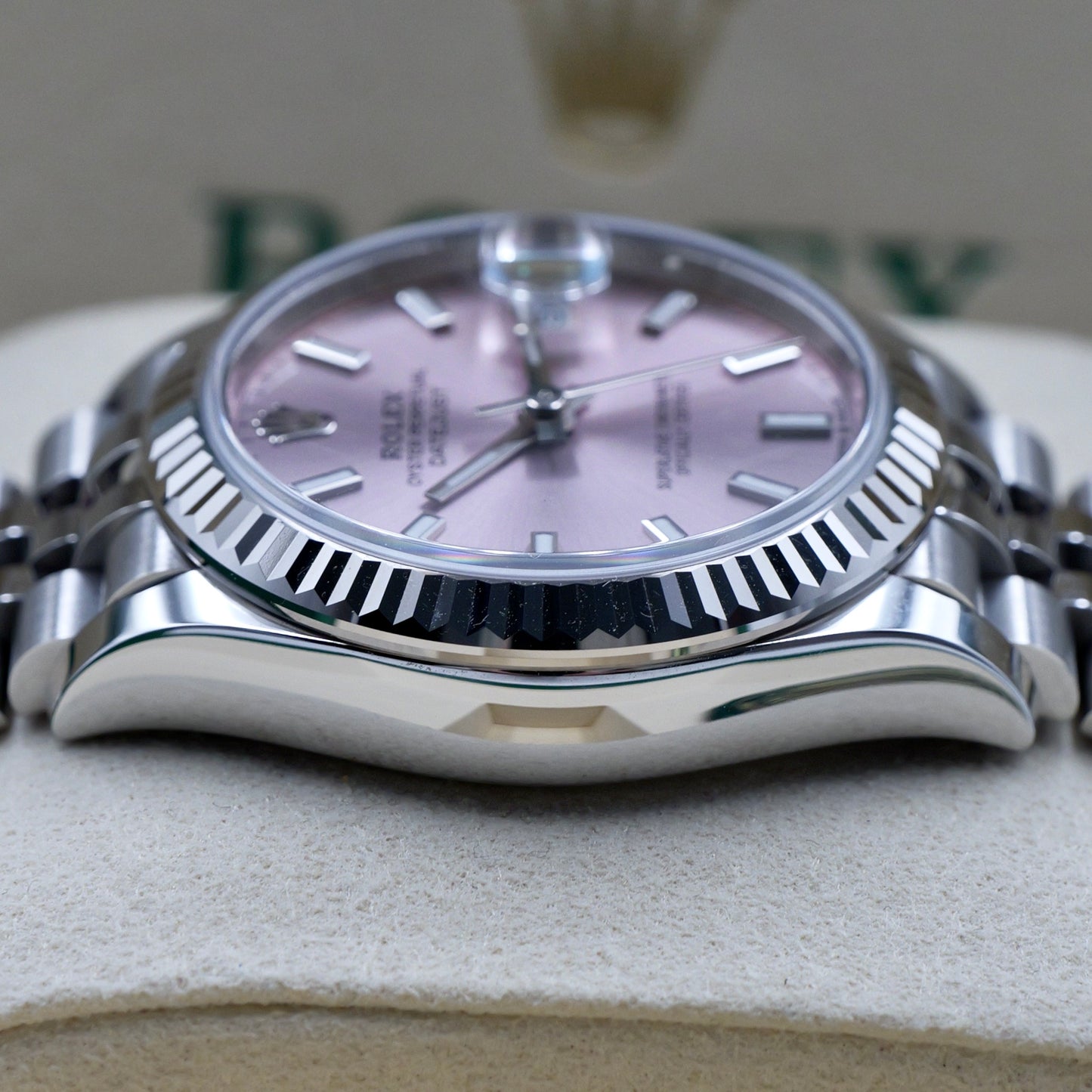 Rolex Datejust 31 Pink Baton Dial 278274 - Full Set (2026)
