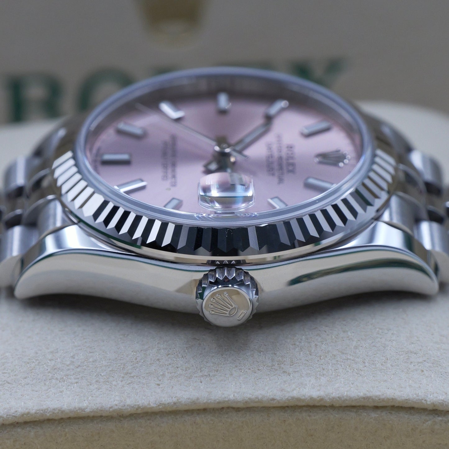 Rolex Datejust 31 Pink Baton Dial 278274 - Full Set (2026)
