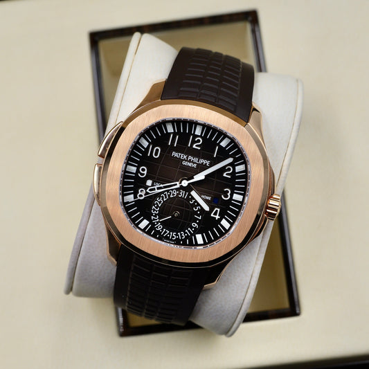 Patek Philippe Aquanaut Travel Time Rose Gold 5164R - Full Set (2022)