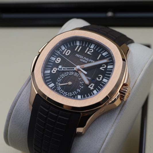 Patek Philippe Aquanaut Travel Time Rose Gold 5164R - Full Set (2022)