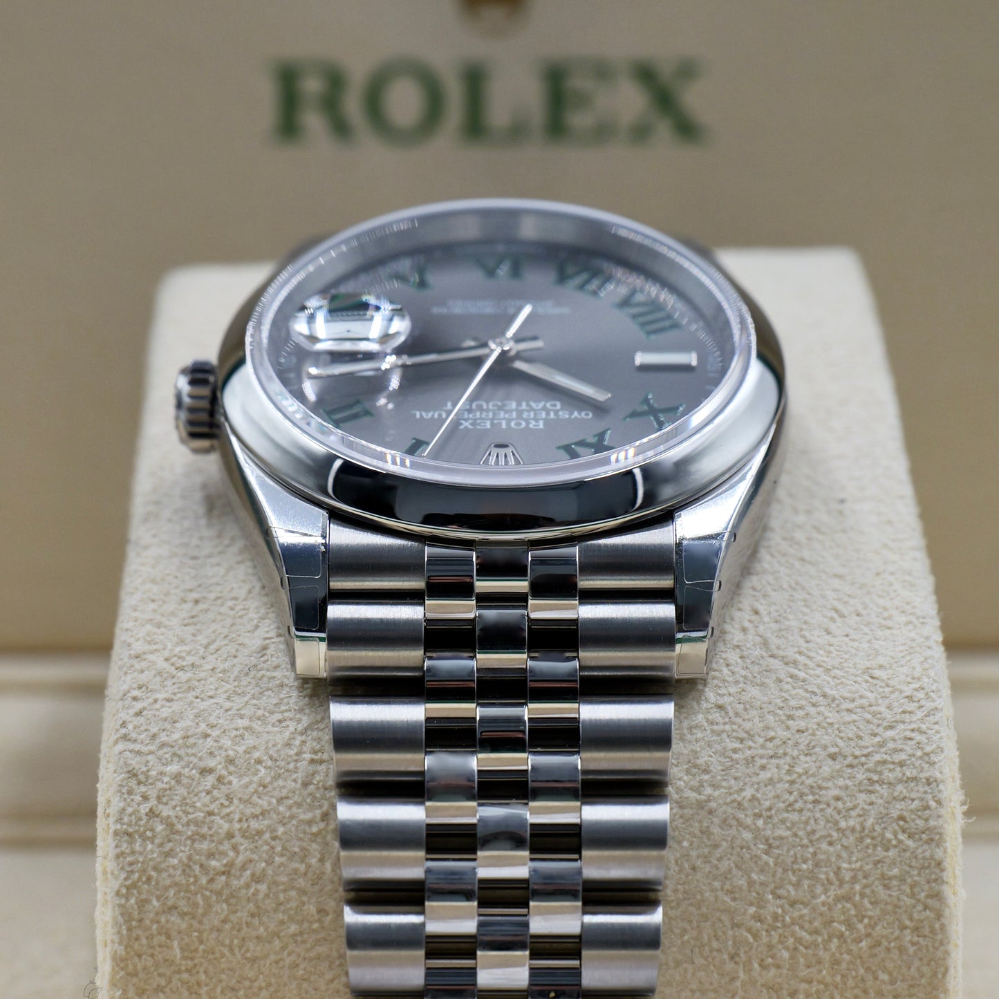 Rolex Datejust 36 Wimbledon Smooth Jubilee 126200 - Full Set (2024)