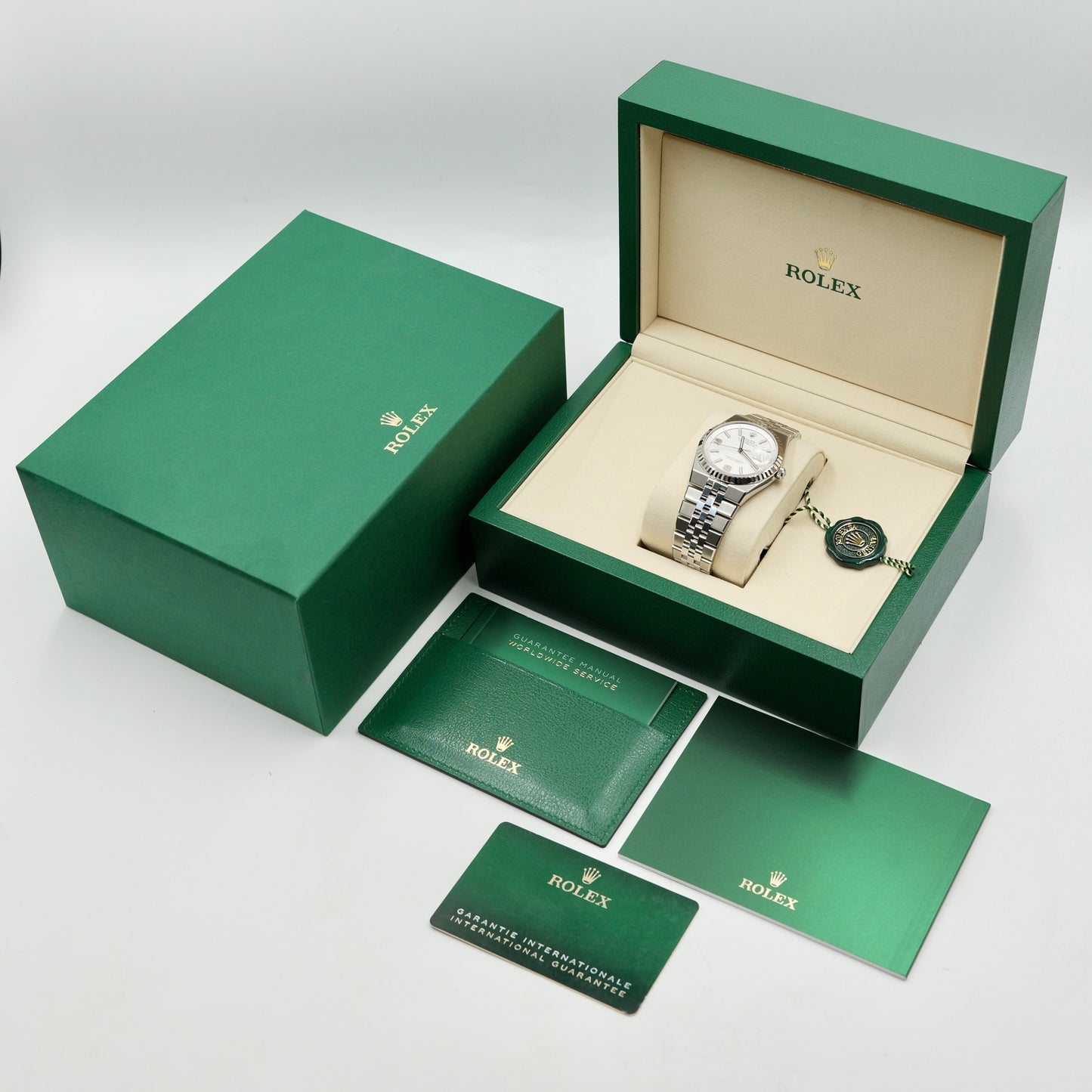 Rolex Land-Dweller White Dial 127234 - Full Set (2026)