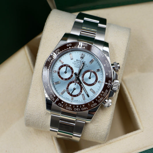 Rolex Daytona Platinum Baguette Dial 126506-  Full Set - White Tag (2026)