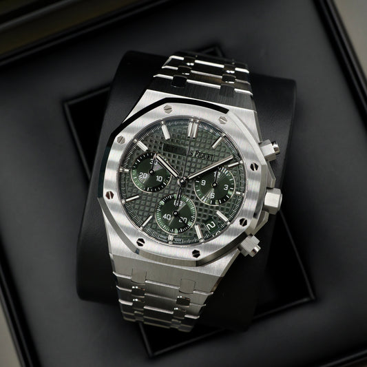 Audemars Piguet Royal Oak Chronograph Green Dial - Full Set (2026)